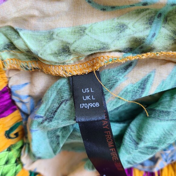 Emma J Shipley Anthropologie Extravaganza Sleep Shorts L Animal Print Orange - Picture 7 of 11